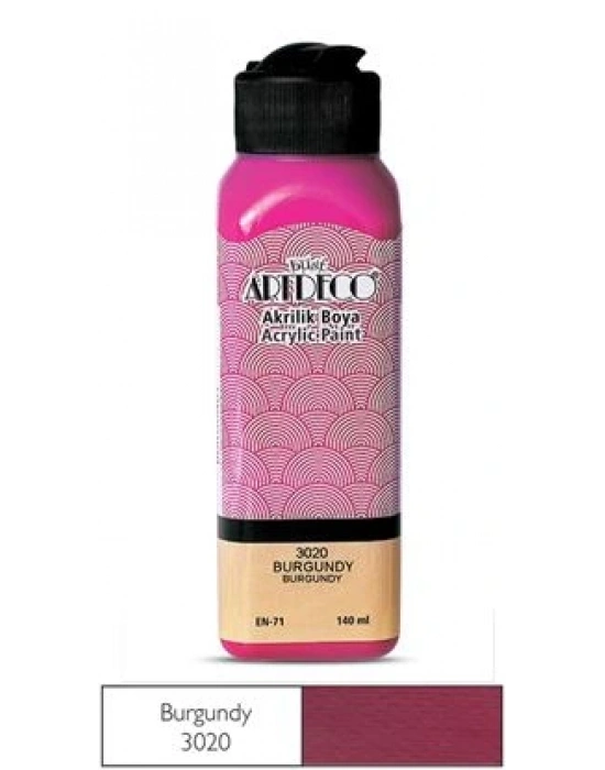 Artdeco Akrilik Boya 140ml Burgundy 3020