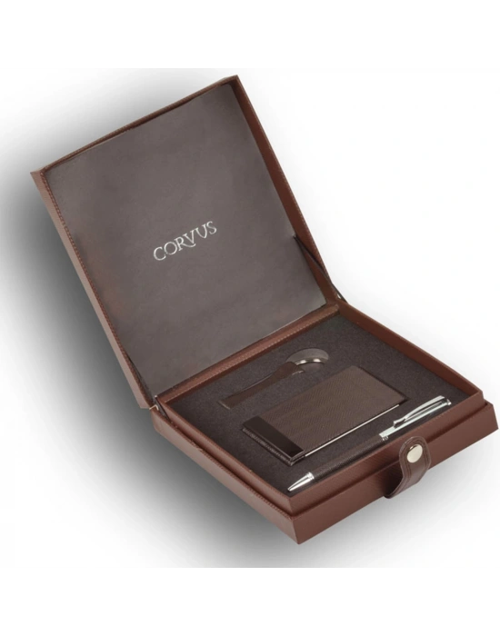 CORVUS CV 03 T SET ROLLERKALEM-KARTVİZİTLİK VE ANAHTARLIK SETİ