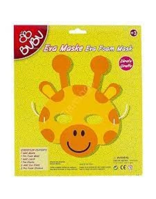 Bu-Bu Eva Maske (Kaplan/Em0001)-(Kurbağa/Em0002)-(Zebra/Em