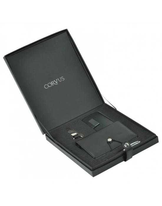 CORVUS CV 04 SET ANAHTARLIK-KARTVİZİTLİK-ORGANİZER-ROLLER KALEM SETİ