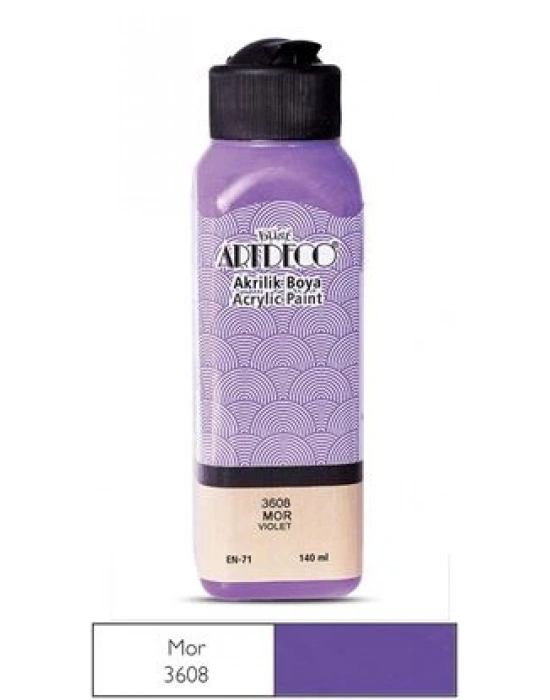 Artdeco Akrilik Boya 140ml Mor 3608