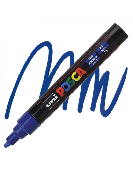 UNIBALL POSCA POSTER MARKÖRÜ 1,8-2,5 MAVİ (SU BAZLI) (N)