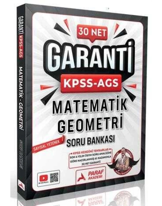 Paraf Z TAKIMI KPSS-AGS 30 Net Matematik Geometri Soru Bankası