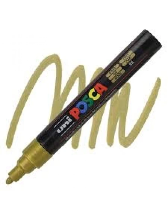 UNIBALL POSCA POSTER MARKÖRÜ 1,8-2,5 ALTIN (SU BAZLI) (N)