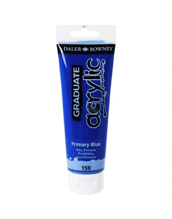 Graduate Akrilik 120ml Plastik Tüp Primary Blue 159