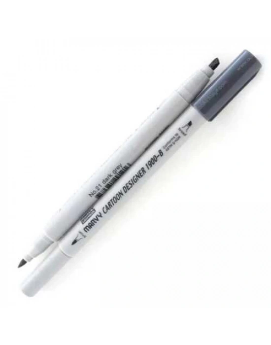 MARVY GRAFK MARKÖR DARK GREY