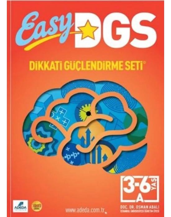 ADEDA EASY Dikkati Güçlendirme Seti 3-6 yaş A Kitapçığı
