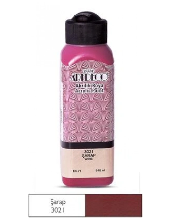 Artdeco Akrilik Boya 140ml Şarap 3021