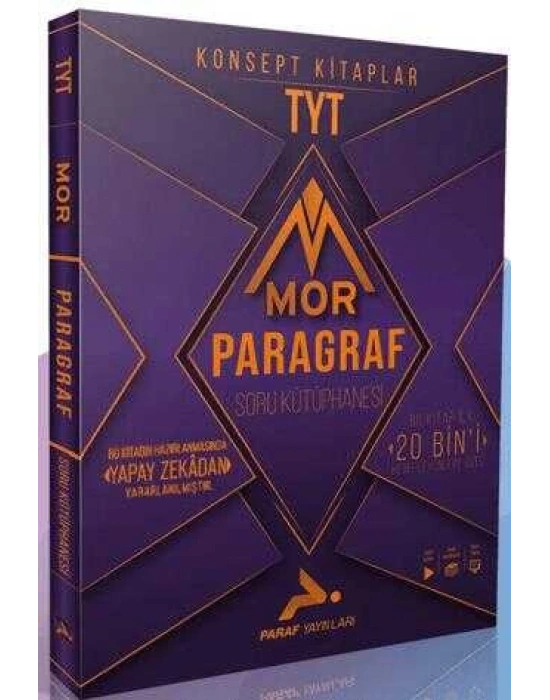 PARAF TYT MOR PARAGRAF SORU KÜTÜPHANESİ