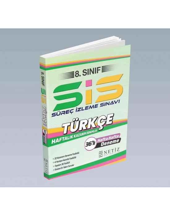 NETİZ 8. SINIF TÜRKÇE SİS SÜREÇ İZLEME SINAVLARI ( HAFTALIK KAZANIM DENEMELERİ )