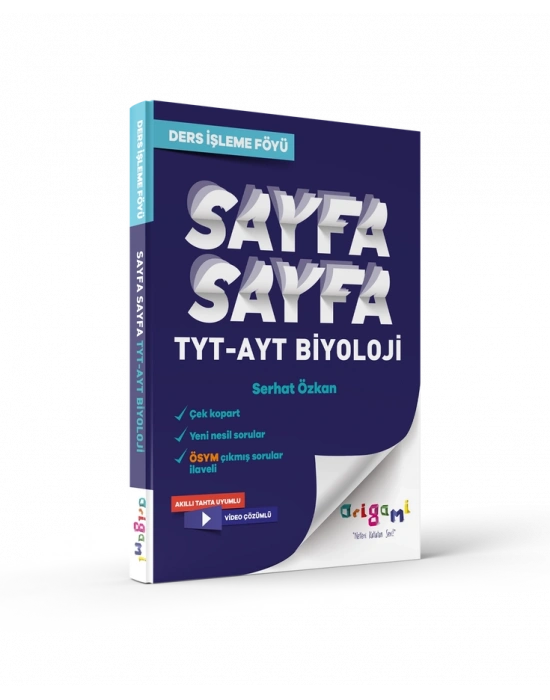 TAMMAT ORİGAMİ TYT-AYT BİYOLOJİ SAYFA SAYFA DERS İŞLEME FÖYÜ