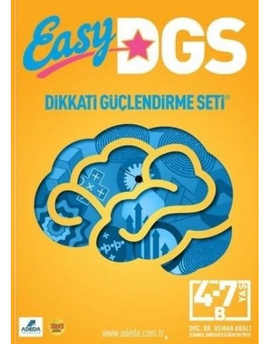 ADEDA EASY Dikkati Güçlendirme Seti 4-7 yaş B Kitapçığı