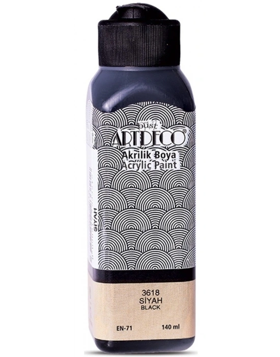 ARTDECO AKRİLİK BOYA 140 ML SİYAH