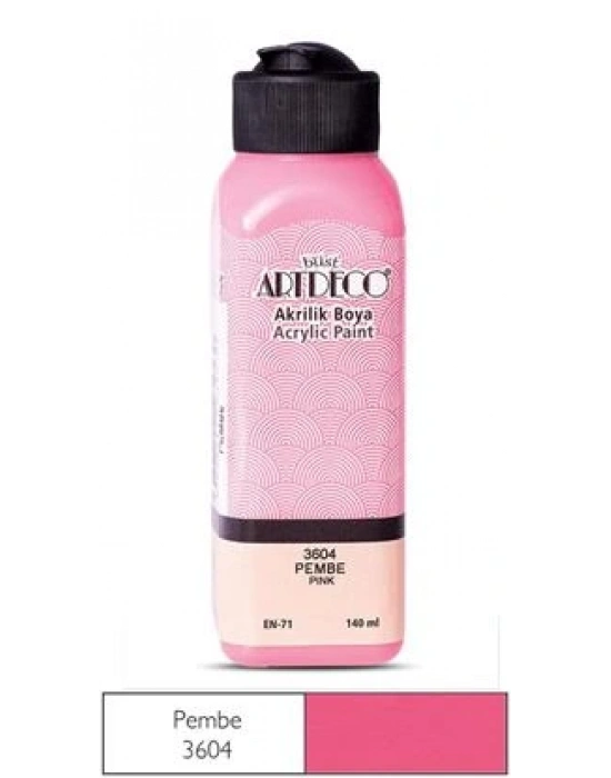Artdeco Akrilik Boya 140ml Pembe 3604