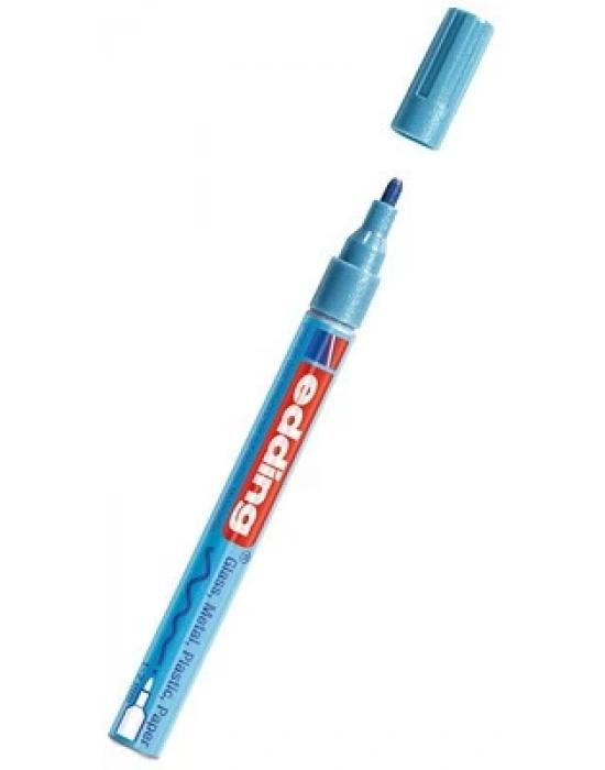 EDDİNG BOYA DEKOR. MARKÖRÜ METALİK A. MAVİ