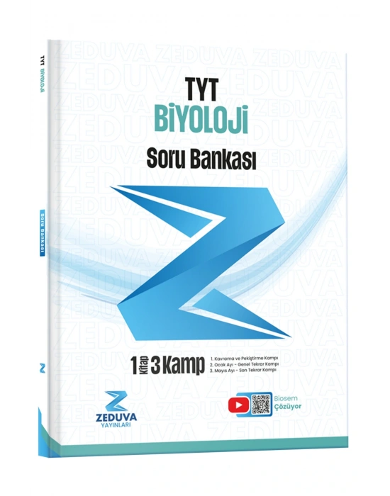 Zeduva Biosem TYT Biyoloji 1 Kitap 3 Kamp Soru Bankası