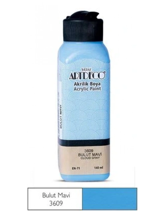 Artdeco Akrilik Boya 140ml Bulut Mavi 3609