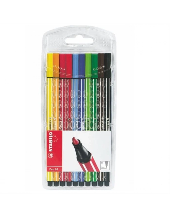STABILO point 68 10 Renk Askılı Paket