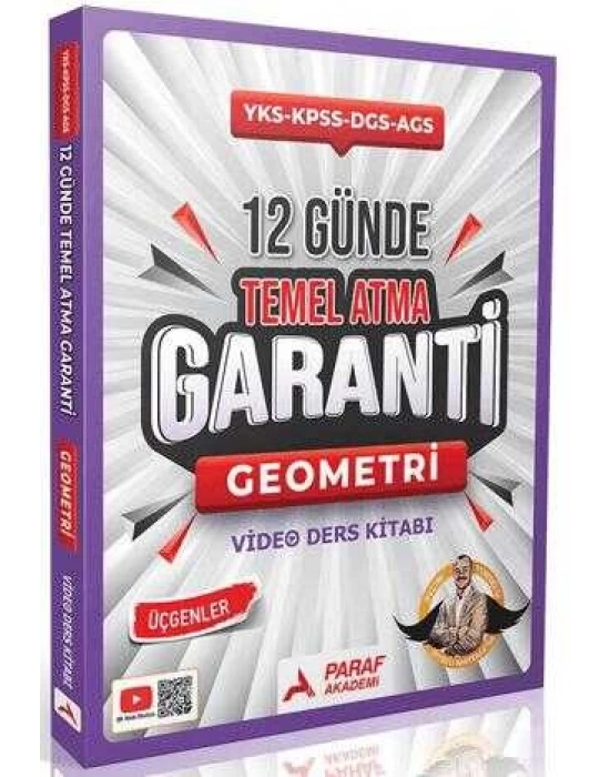 PARAF 12 Günde Temel Atma Garanti Geometri Video Ders Kitabı