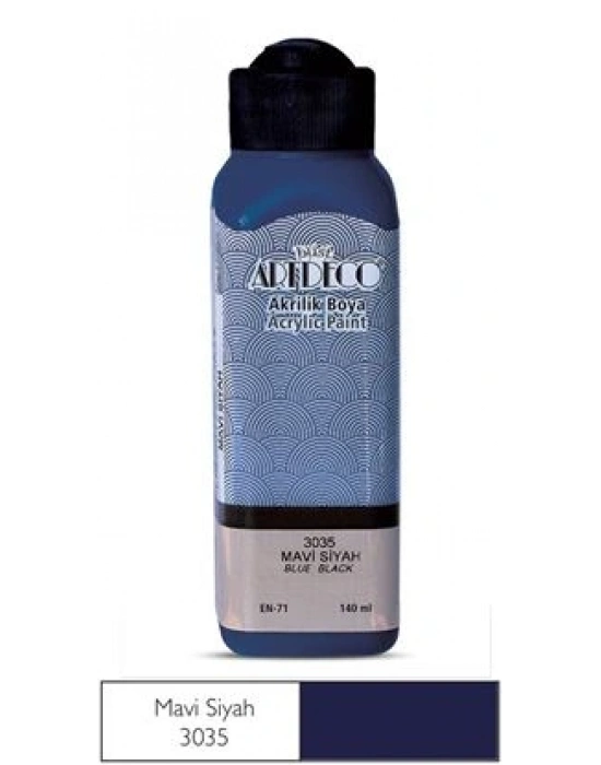 Artdeco Akrilik Boya 140ml Mavi Siyah 3035
