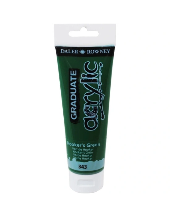 Graduate Akrilik 120ml Plastik Tüp Hookers Green 343
