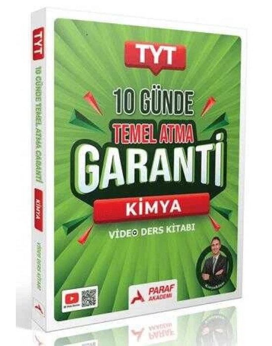 Paraf Akademi TYT Kimya 10 Günde Temel Atma Garanti