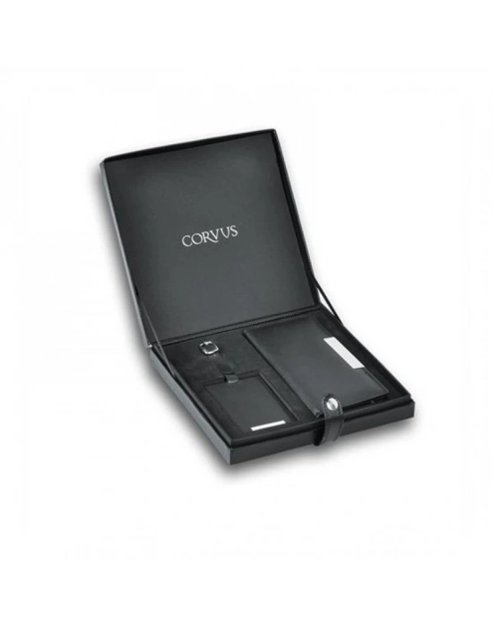 CORVUS CV 01 SET CÜZDAN VE BAVUL ETİKETİ SETİ