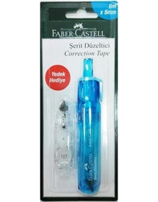 Faber-Castell Bls. Kalem Şerit düzeltici mavi yedekli