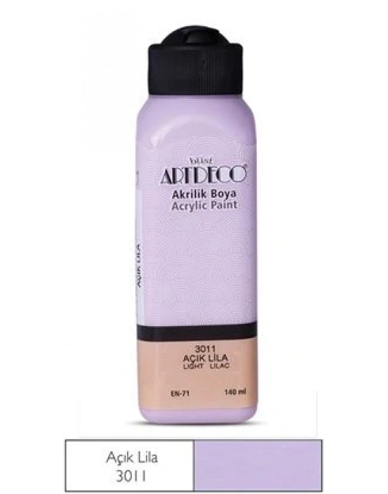 Artdeco Akrilik Boya 140ml Açık Lila 3011
