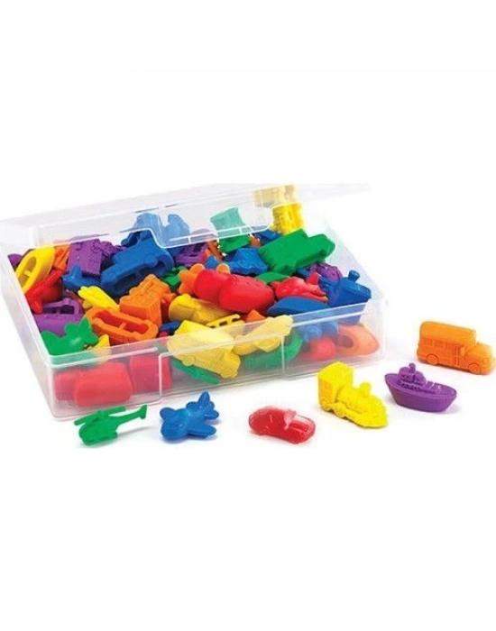 Edx Taşıtlar Sayı Seti 72 Parça Eğitici Öğretici Taşıtlarla Sayı Sayma