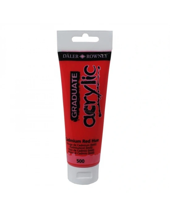 Graduate Akrilik 120ml Plastik Tüp Cadmium Red Hue 500