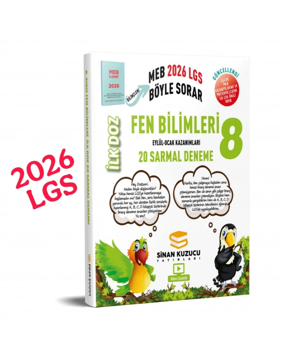 8. Sınıf | İlk Doz Sarmal Branş Denemeleri FEN BİLİMLERİ ( 2026 LGS )