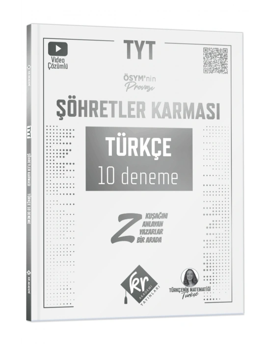 KR AKADEMİ TYT Şöhretler Karması Türkçe 10 Deneme