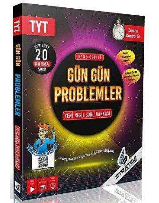 STRATEJİ TYT GÜN GÜN PROBLEMLER KONU ÖZETLİ SORU BANKASI