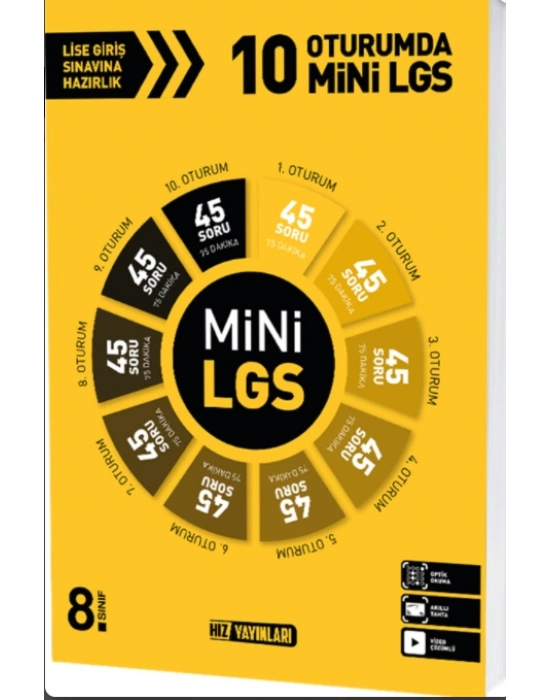 HIZ 8. SINIF 10 OTURUMDA MİNİ LGS