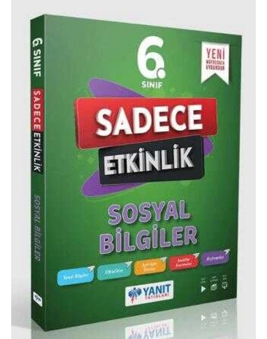 Yanıt 6. Sınıf Sosyal Bilgiler Sadece Etkinlik
