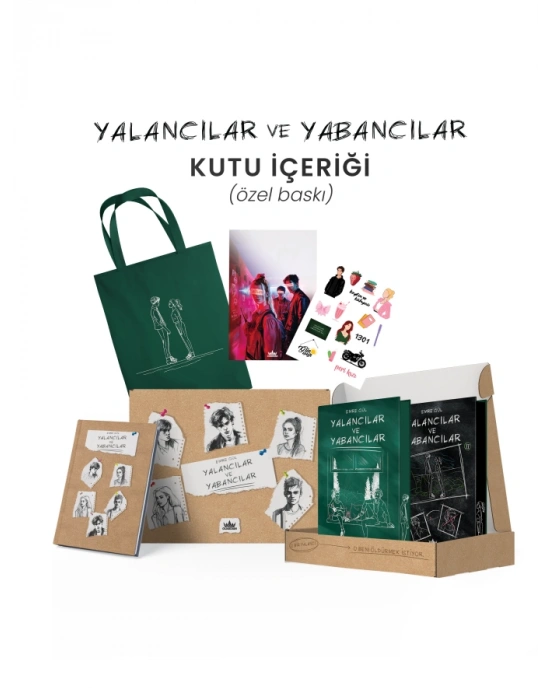 SET-YALANCILAR VE YABANCILAR SERİSİ İKİ KİTAPLIK HEDİYELİ SET (ÖZEL BASKI)