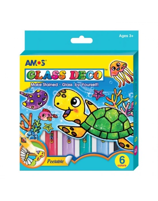 AMOS CAM BOYASI GLASS DECO 10.5ML*6