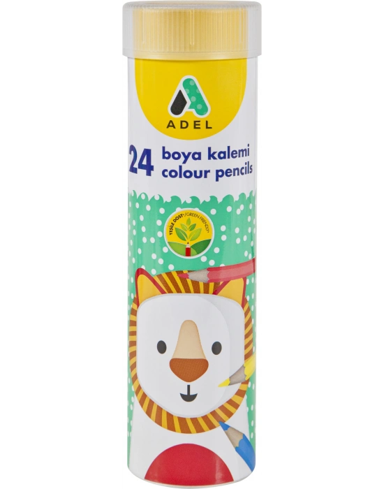 Adel Metal Tüp Boya Kalemi 24 Renk Tam Boy