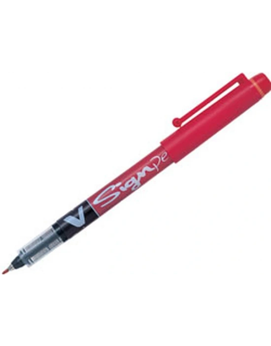 PILOT V Signpen - Kırmızı