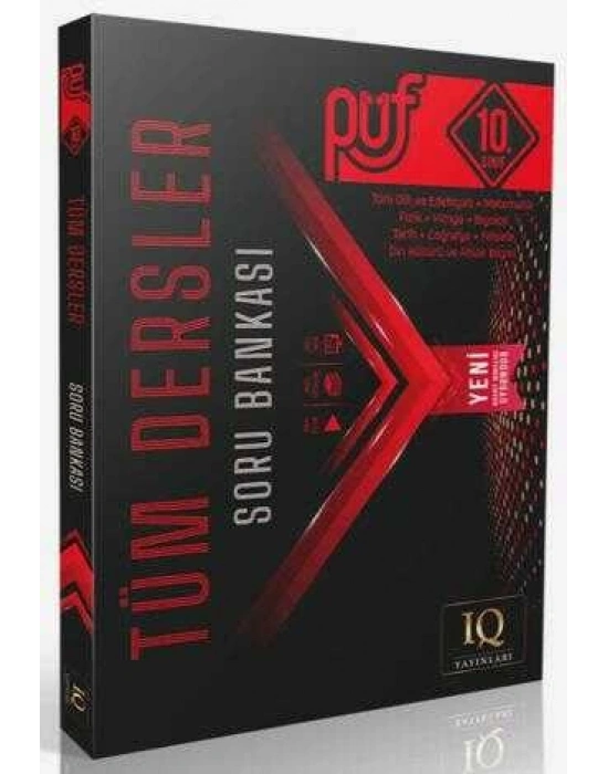 IQ 10. Sınıf Püf Tüm Dersler Soru Bankası