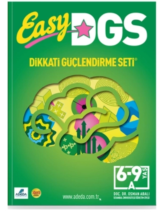 ADEDA EASY Dikkati Güçlendirme Seti 6-9 yaş A Kitapçığı