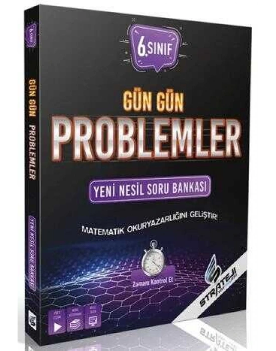 STRATEJİ 6. Sınıf Gün Gün Problemler Yeni Nesil Soru Bankası YENİ