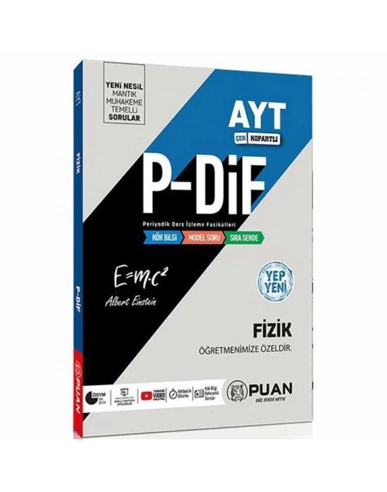 Puan Yayınları AYT Fizik PDİF Konu Anlatım Fasikülleri
