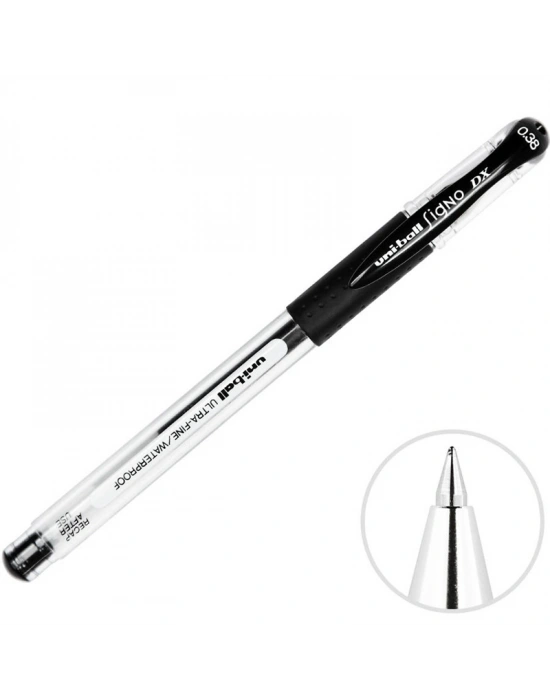 Uniball Signo DX 0.38 Jel Kalem Siyah/UM-151 (38) Siyah