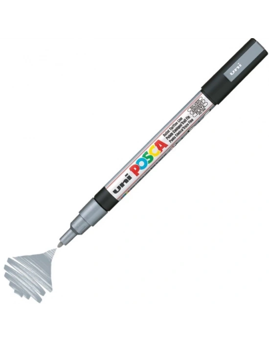 UNIBALL POSCA POSTER MARKÖRÜ 09 1,3 GÜMÜŞ (SU BAZLI)