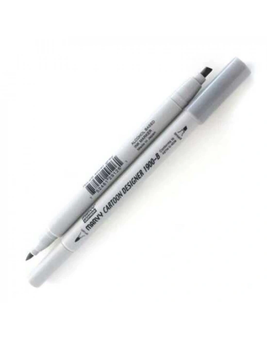 MARVY GRAFK MARKÖR SILVER GREY