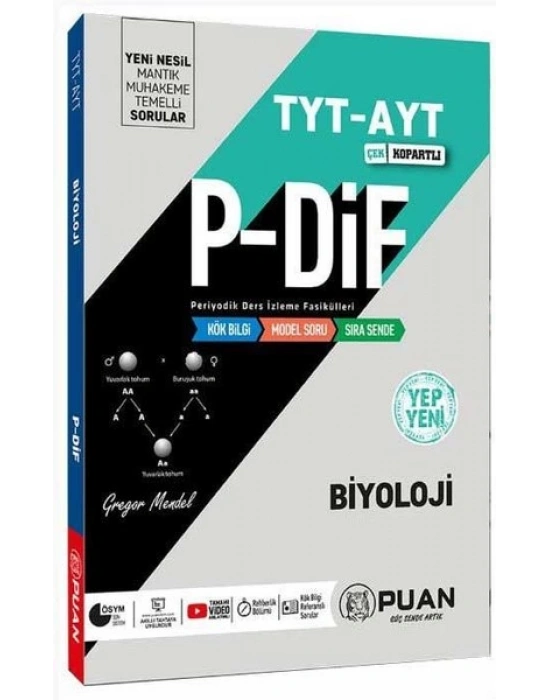 Puan Yayınları TYT AYT Biyoloji PDİF Konu Anlatım Fasikülleri