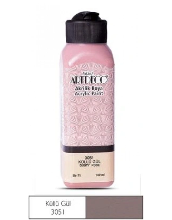 Artdeco Akrilik Boya 140ml Küllü Gül 3051