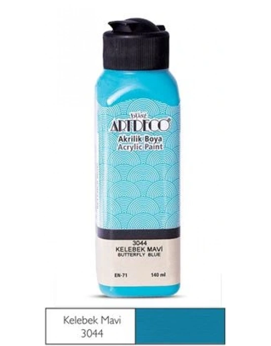 Artdeco Akrilik Boya 140ml Kelebek Mavi 3044